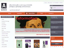 Tablet Screenshot of albanbooks.com